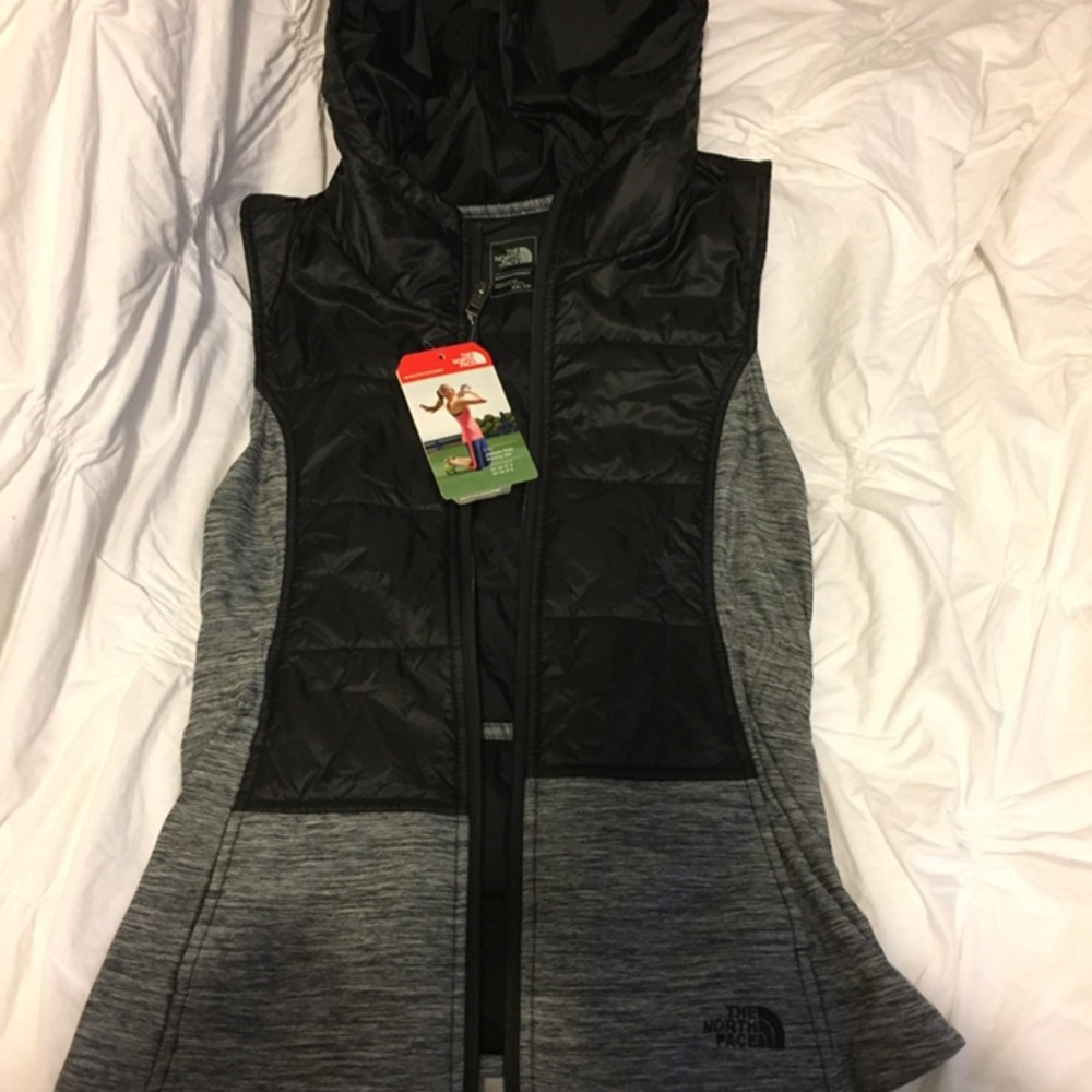 Black/Grey Northface  Vest